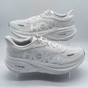 Hoka Clifton Pro White Sneaker | 1176530 WWH | Women's 11 B
